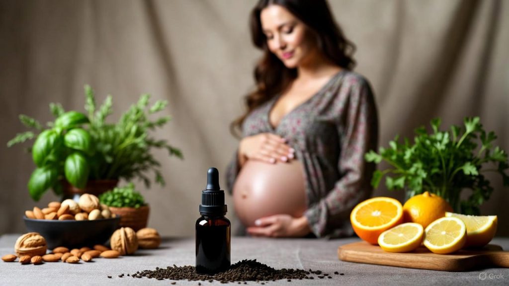 ماساژ روغن سیاه دانه در بارداری